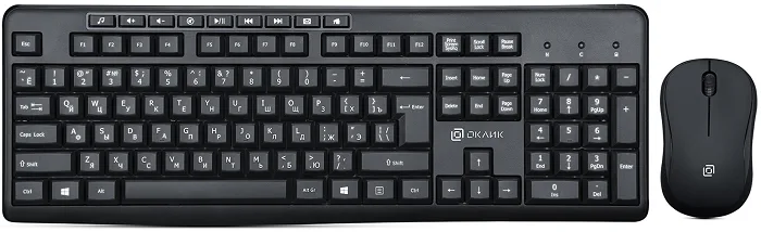Клавиатура и мышь Oklick 225M